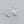 YHE0426 925 Sterling Silver White Gemstone Flower Hoop Earring