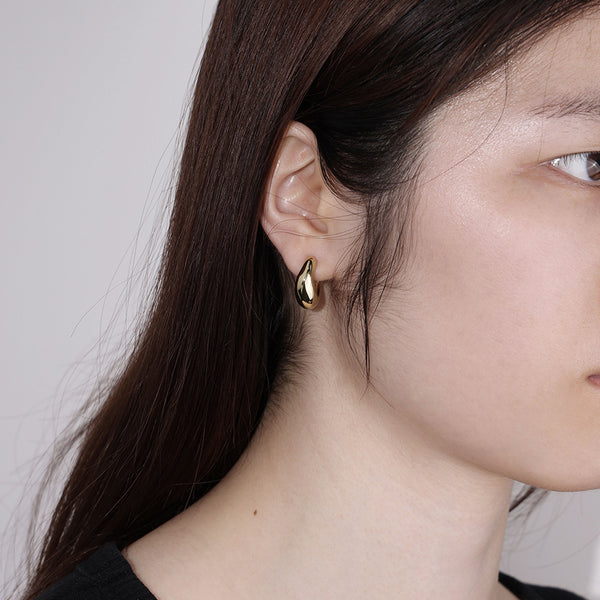 FE1968 925 Sterling Silver Basic Texture Hoops