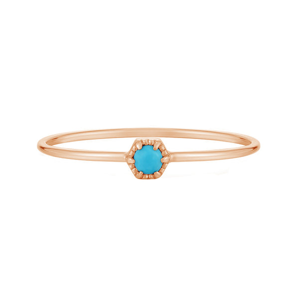 FJ0742 Claw Setting Turquoise Ring