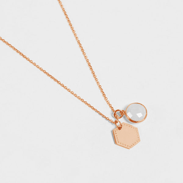 FX0156 White Onyx Necklace