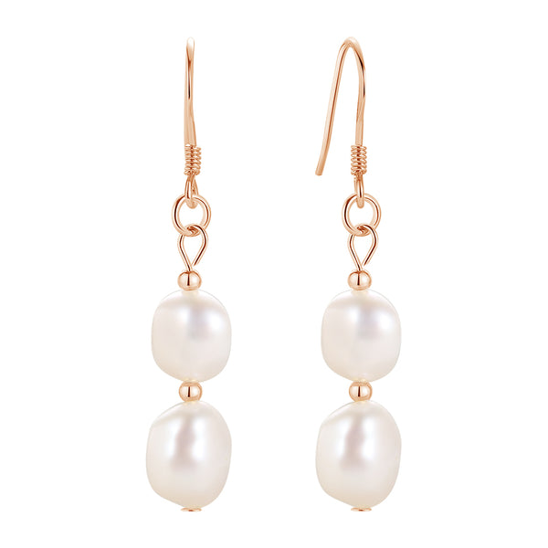 FE1692 925 Sterling Silver Freshwater Pearl Earring
