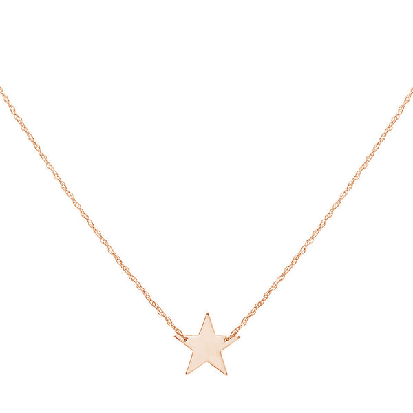 FX0185 925 Sterling Silver Star Necklace