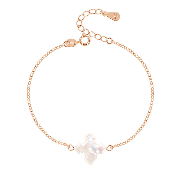 FS0234 925 Sterling Silver Natural Pearl Bracelets