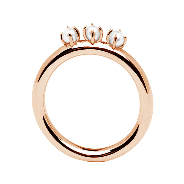 FJ0235 925 Sterling Silver Pearl Ring