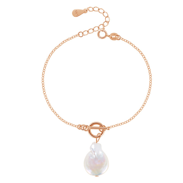 FS0232 925 Sterling Silver Freshwater Peral Bracelets