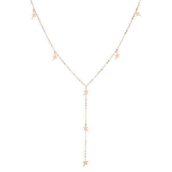 FX0238 925 Sterling Silver Star Necklace