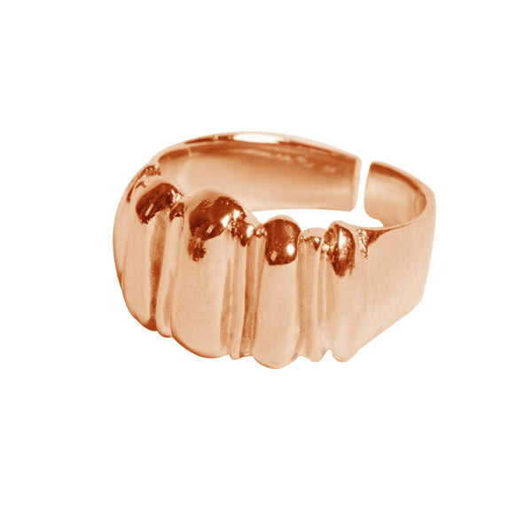 FJ0528 925 Sterling Silver Chunky Open Ring