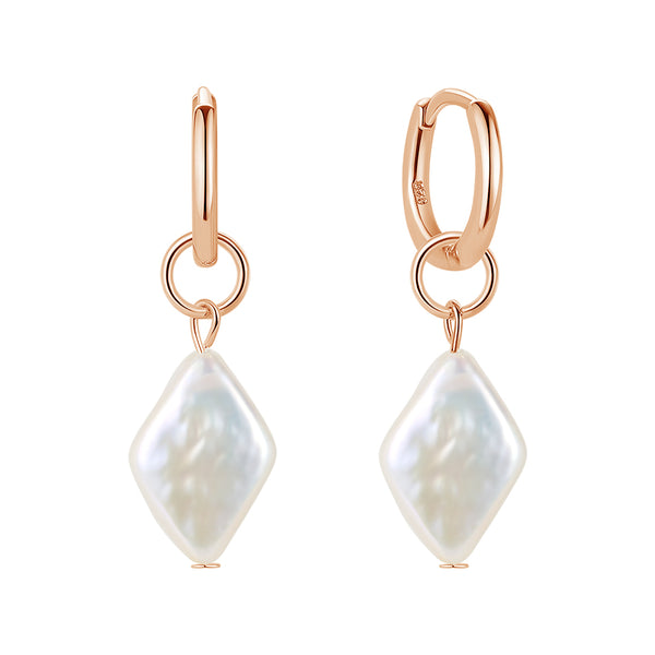 FE1699 925 Sterling Silver Freshwater Pearl Earring