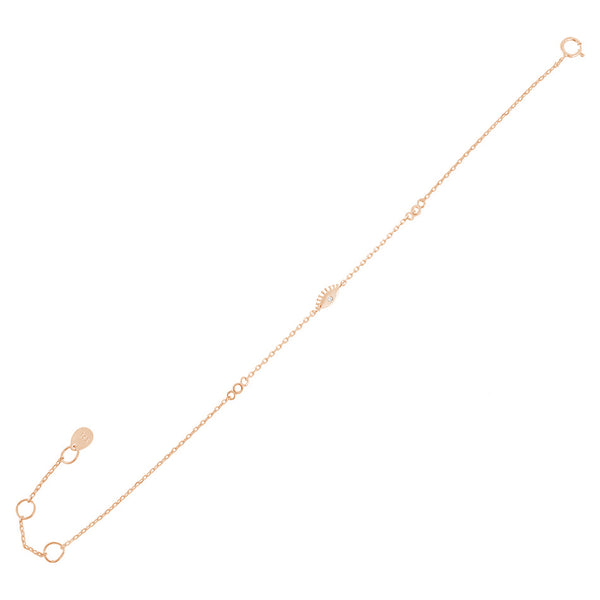 FS0071 925 Sterling Silver Eye Bracelet