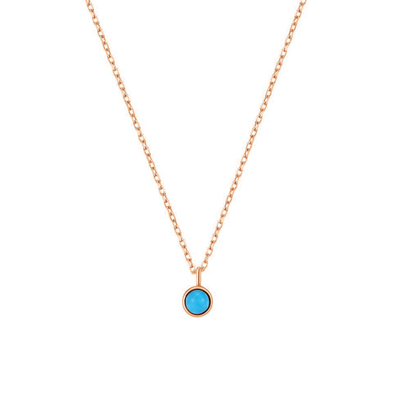 FX0673 Single Turquoise Necklace