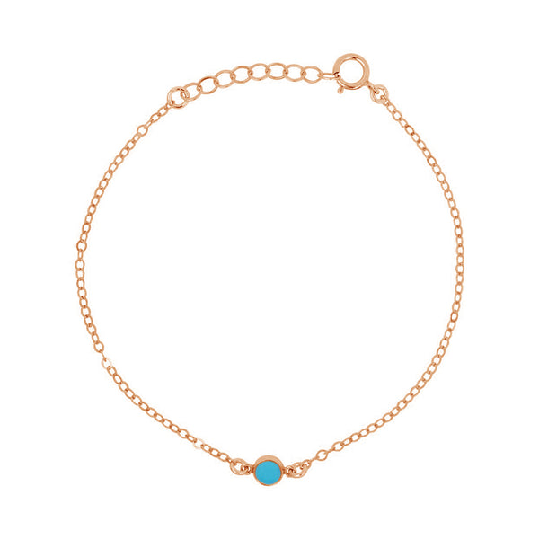 FS0227 Bezel Turquoise Bracelets