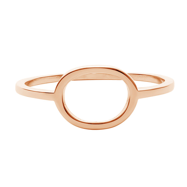 FJ0242 925 Sterling Silver Circle Ring