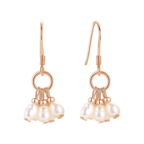 FE1691 925 Sterling Silver Baroque Pearl Earring