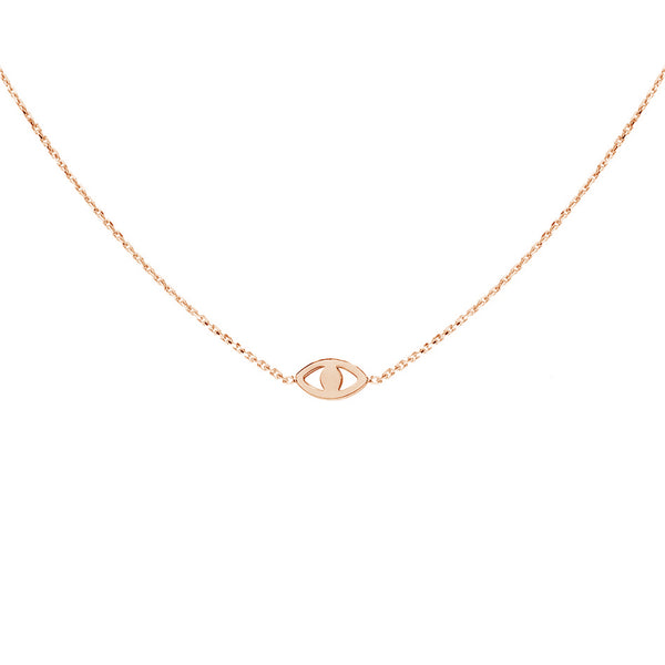 FX0225 925 Sterling Silver Blue Eye Necklace