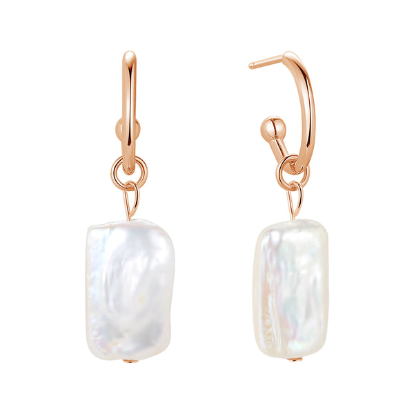 FE1695 925 Sterling Silver Freshwater Pearl Earring