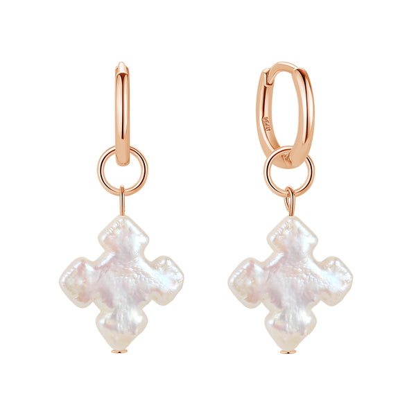 FE1698 925 Sterling Silver Freshwater Pearl Earring