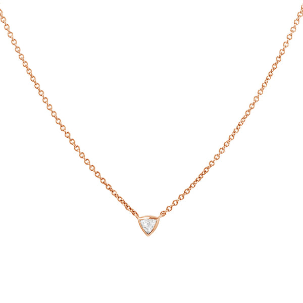 FX0516 925 Sterling Silver Cubic Zircon Pendant Necklace