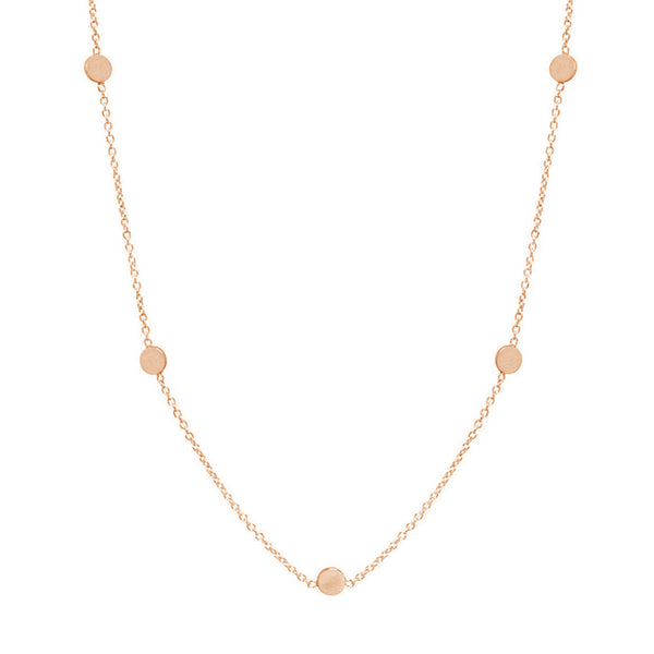 FX0388 925 Sterling Silver Super Disc Choker Necklace