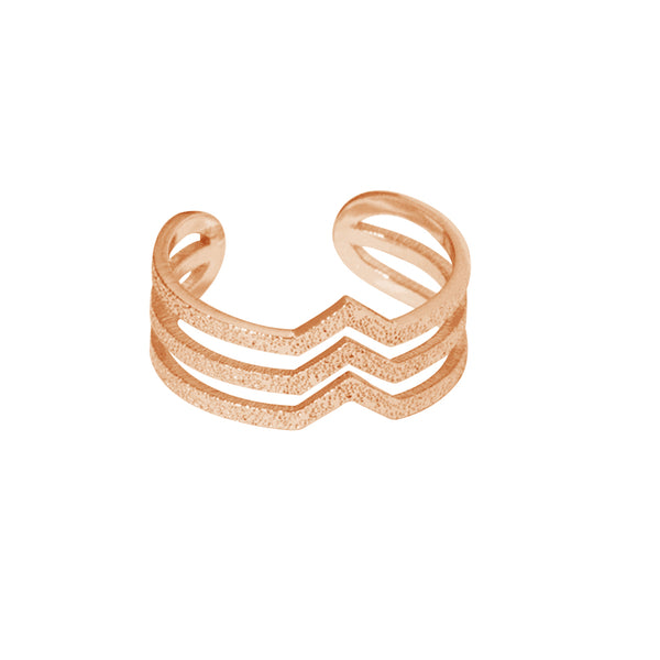 FJ0764 925 Sterling Silver Women Open Ring