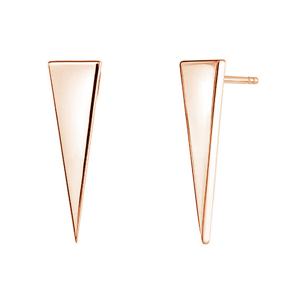 FE0293 925 Sterling Silver Triangle Earrings
