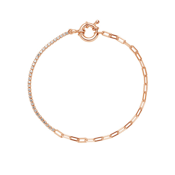 FS0092 Big Buckle Tennis Chain Bracelet
