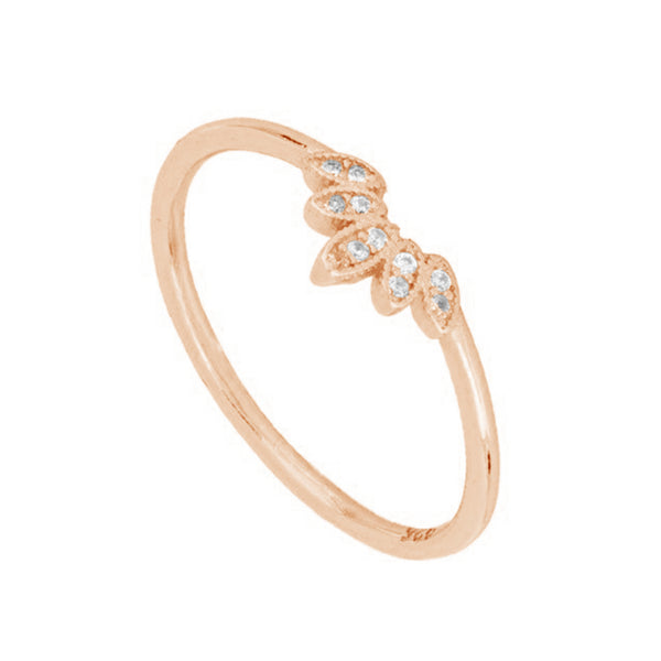 FJ0181 925 Sterling Silver Crown Ring