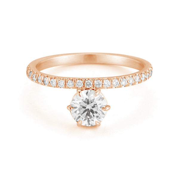 FJ0418 925 Sterling Silver Pave Cubic Zircon Ring