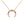 FX0103 925 Sterling Silver OX Horn Necklace with zircon