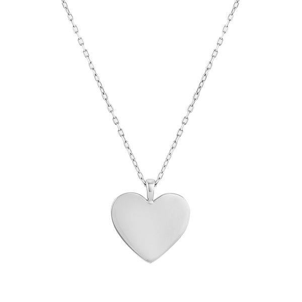 FX0916 925 Sterling Silver Sweety Heart Pendant Necklace