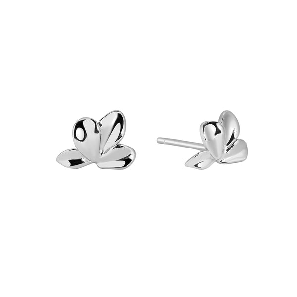 FE1195 925 Sterling Silver Jasmine Stud Earrings