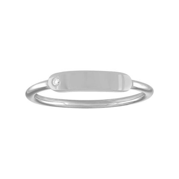FJ0400 925 Sterling Silver Custom Signet Ring