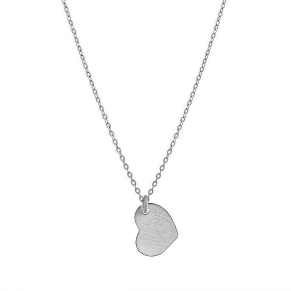 FX0389 925 Sterling Silver From the Heart Necklace