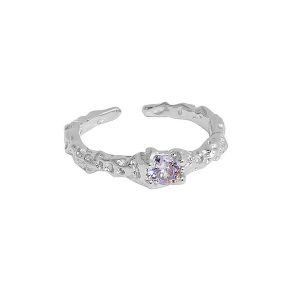 S925 RHJ1017 Cubic Zirconia Open Ring