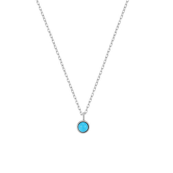 FX0673 Single Turquoise Necklace