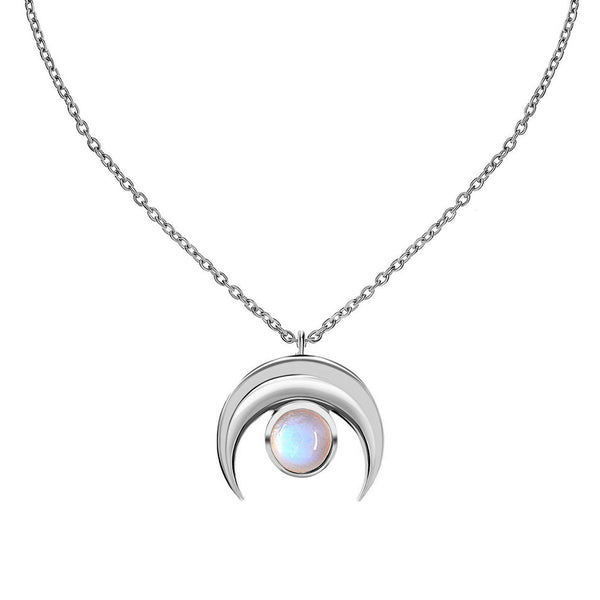 FX0529 Moonstone Pendant Necklace