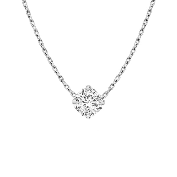 FX0705 925 Sterling Silver Shining Cubic Zirconia Necklace