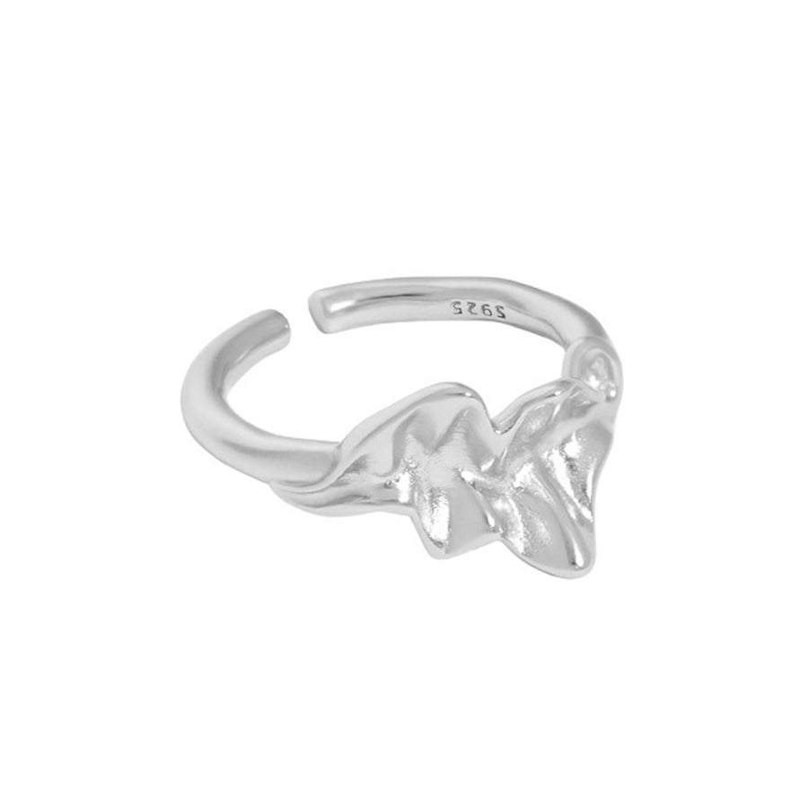 RHJ1057 925 Sterling Silver Irregular Women Ring