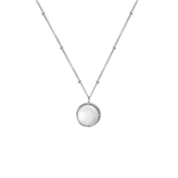 FX0412 925 Sterling Silver Freshwater Pearl Necklace
