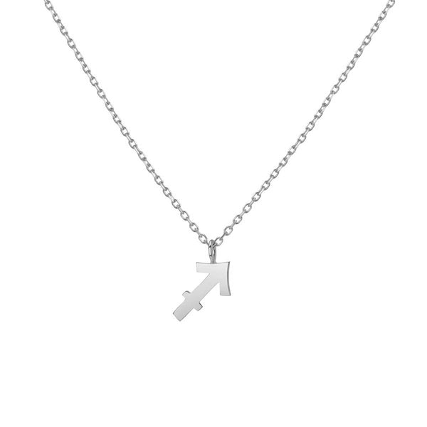 FX0354 925 Sterling Silver Sagittarius Pendant Necklace