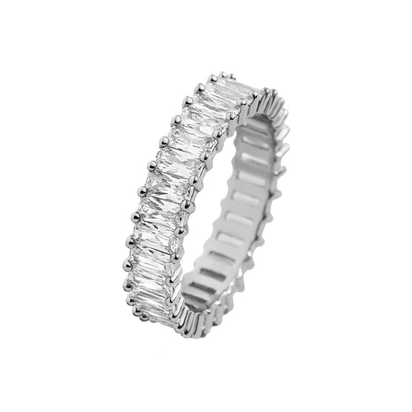 FJ0656 925 Sterling Silver Cubic Zirconia Ring