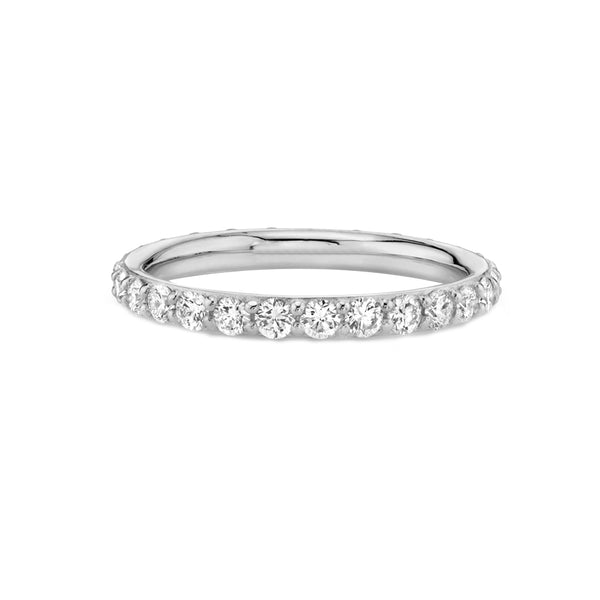 FJ0314 925 Sterling Silver Zircon Pave Ring