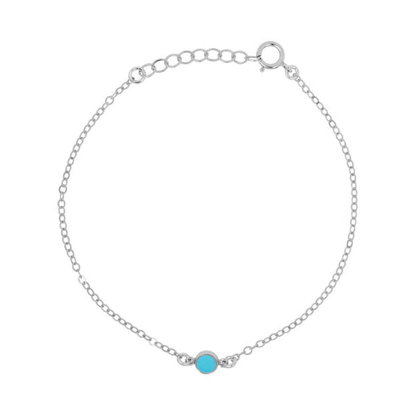 FS0227 Bezel Turquoise Bracelets