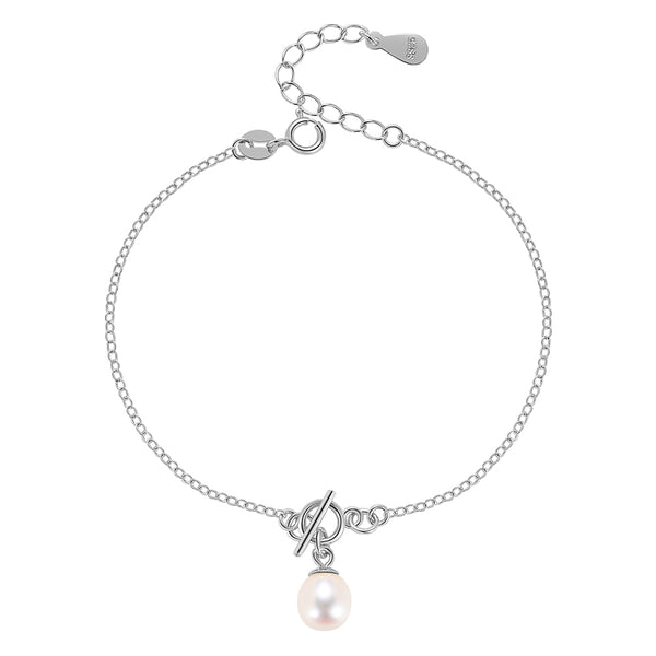 FS0237 925 Sterling Silver Baroque Pearl Bracelets