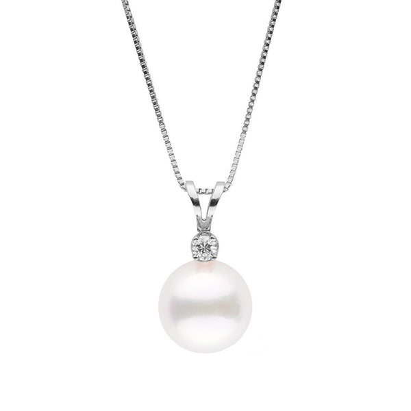 FX0564 925 Sterling Silver Pearl Pendant Necklace