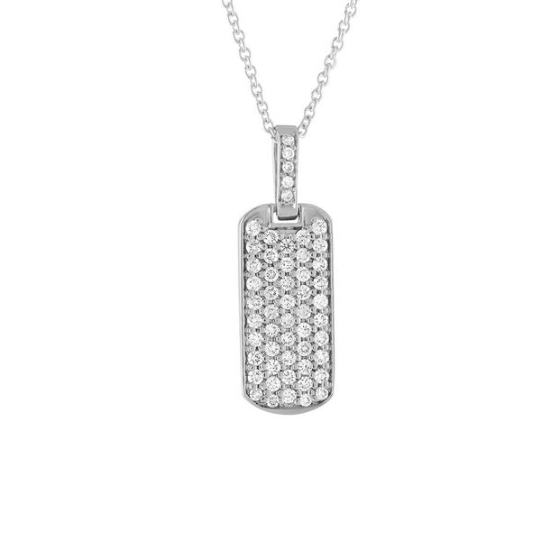 FX0628 925 Sterling Silver Cubic Zircon Pendant Necklace