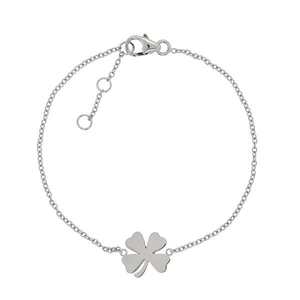 FS0119 925 Sterling Silver Clover Bracelet