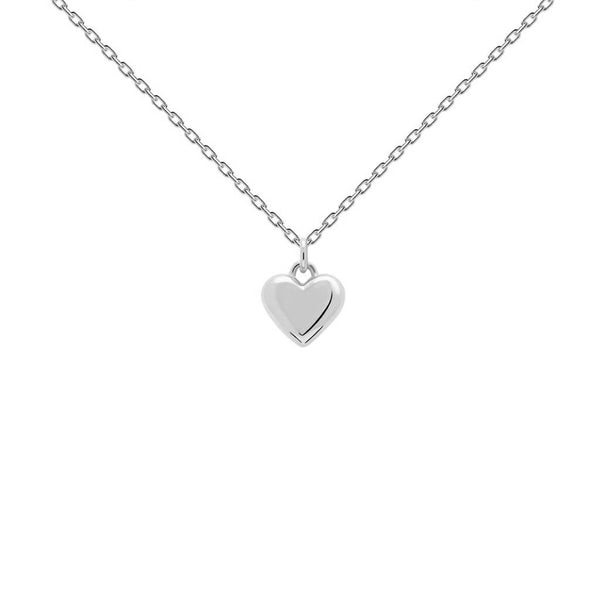 FX0397 925 Sterling Silver Mini Heart Necklace