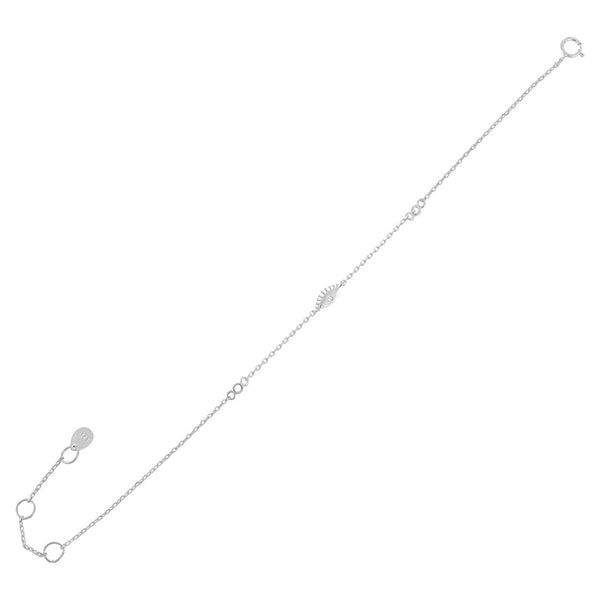 FS0071 925 Sterling Silver Eye Bracelet