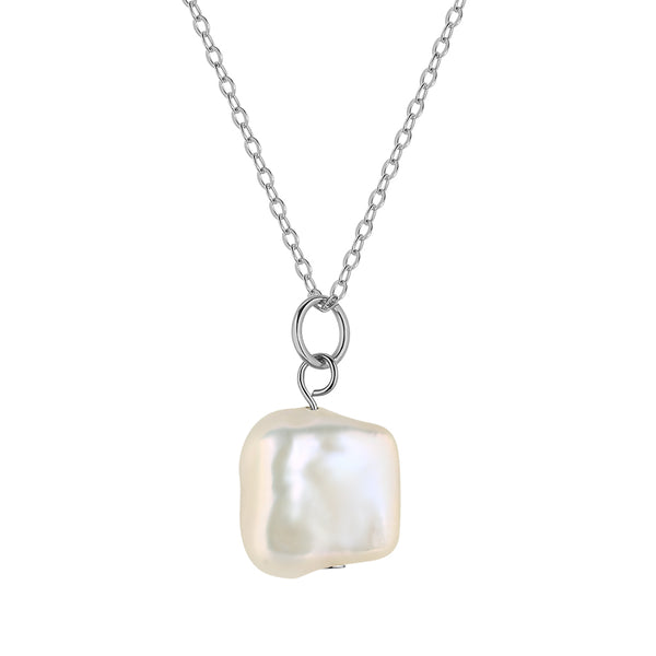 FX0690 925 Sterling Silver Freshwater Pearl Necklace