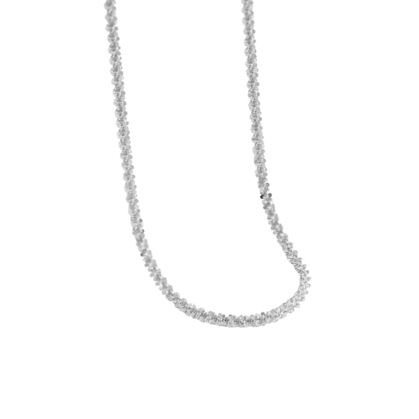 RHX1008 925 Sterling Silver Gypsophila Sparkle Choker Necklace